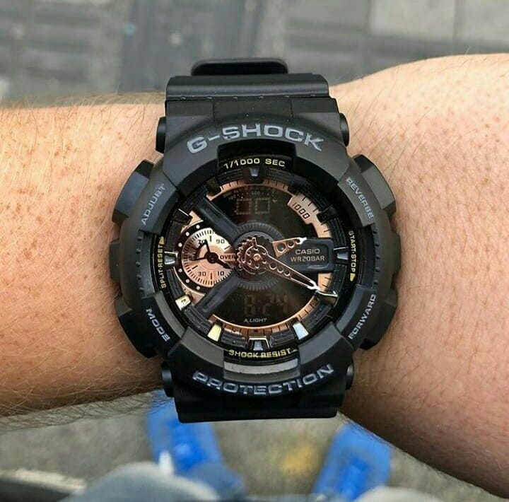 RELOJ G-SHOCK - DEPORTIVO NEGRO GA-110 | G-S-8