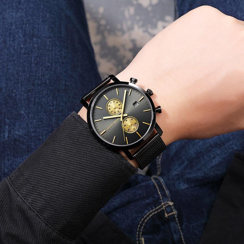 RELOJ HANNAH MARTIN - ELEGANTE AZUL, NEGRO Y DORADO | HAN-16 | HAN-67 | HAN-68 | HAN-70