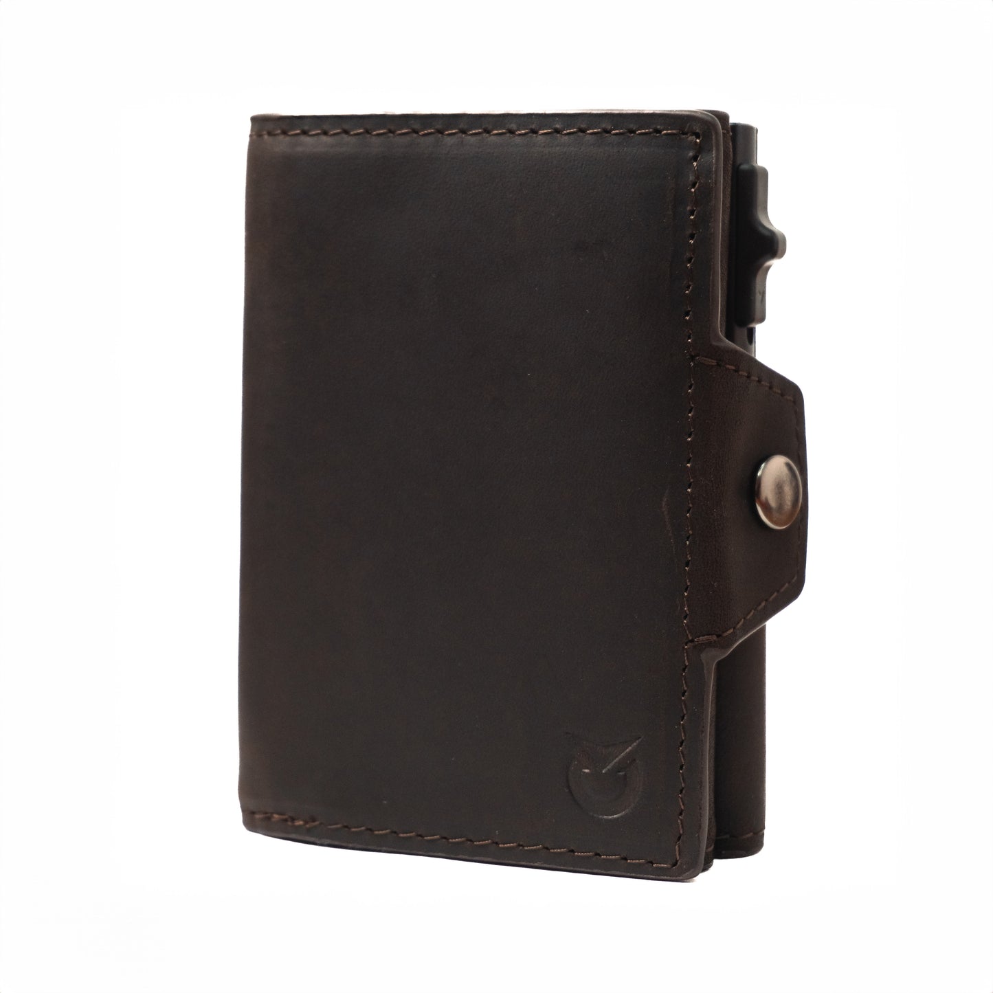 BILLETERA PARA HOMBRE CLOCK DARK BROWN | SKU: BIL-01