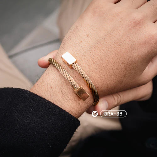 BRAZALETE ORO ESPIRAL | BRA-36