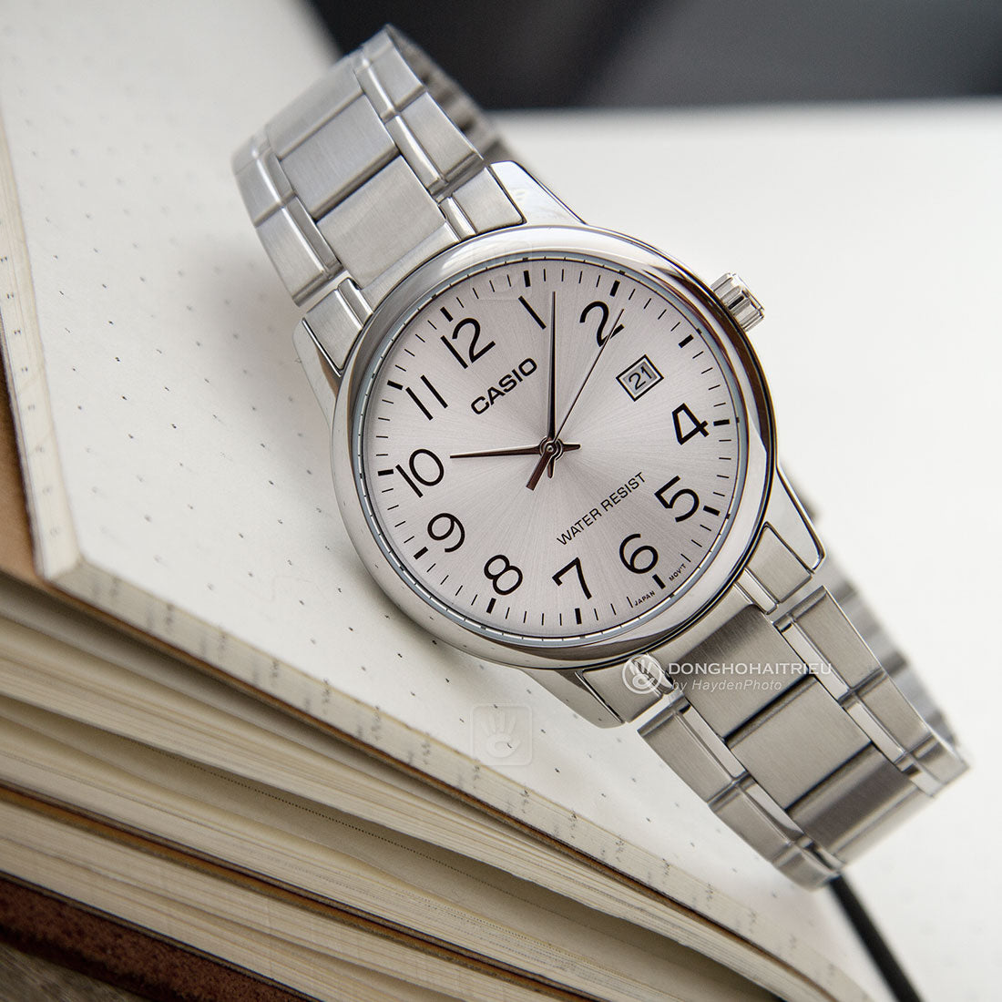 RELOJ CASIO MTP-V002D-7BUDF ORIGINAL BLANCO | SKU: CAS-137