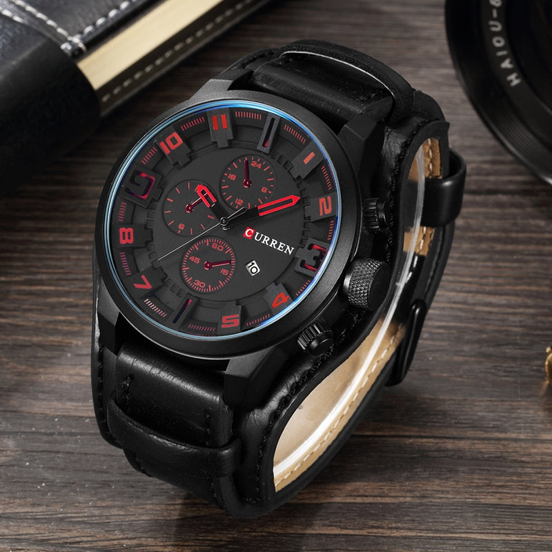 RELOJ CURREN ORIGINAL - CASUAL MARRON - NEGRO 8225 | CUR-14, CUR-15, CUR-16, CUR-17