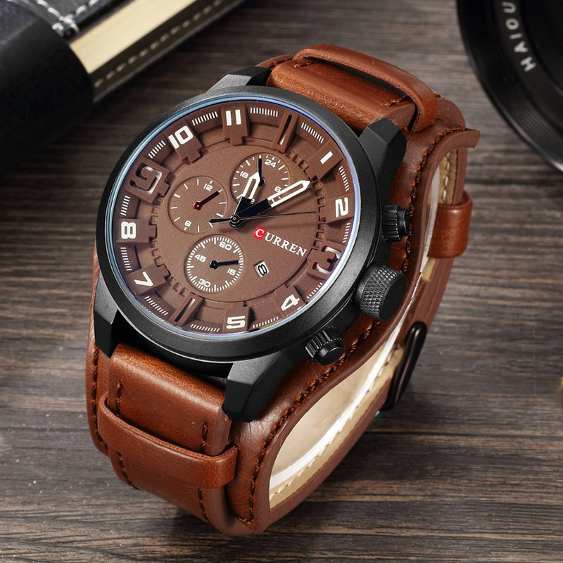 RELOJ CURREN ORIGINAL - CASUAL MARRON - NEGRO 8225 | CUR-14, CUR-15, CUR-16, CUR-17