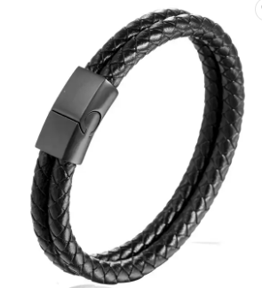 BRAZALETE TRENZADA ONIX | BRA-29