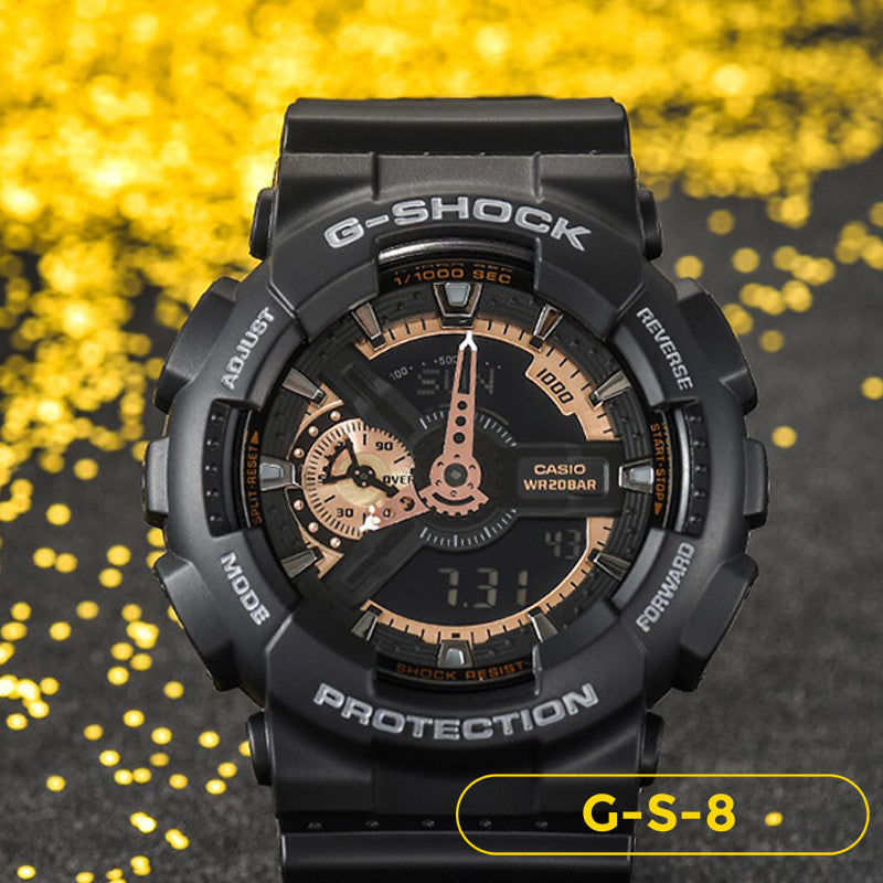 RELOJ G-SHOCK - DEPORTIVO NEGRO GA-110 | G-S-8