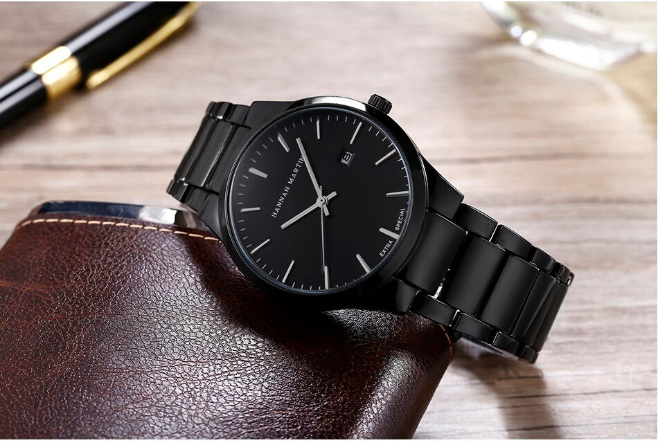 RELOJ HANNAH MARTIN BLACK PANTERA | SKU: HAN-26