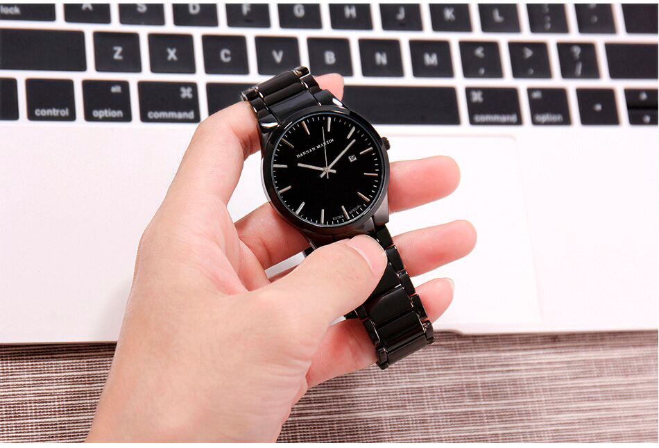 RELOJ HANNAH MARTIN BLACK PANTERA | SKU: HAN-26