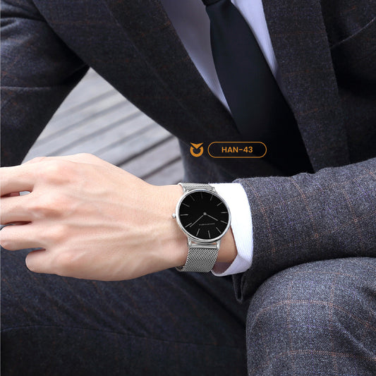 RELOJ HANNAH MARTIN ORIGINAL HM-CH02 PLATEADO | HAN-43