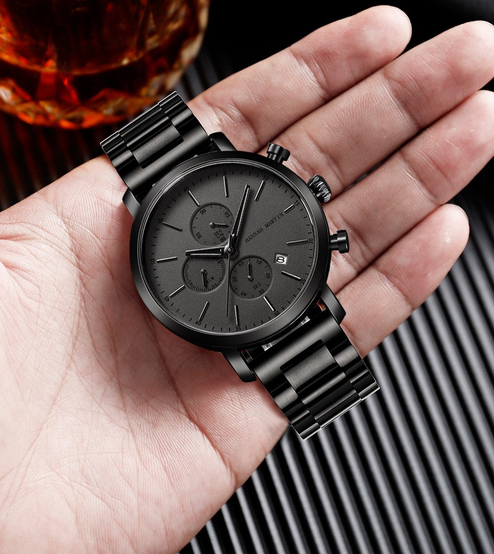RELOJ HANNAH MARTIN - NEGRO TURQUESA | HAN-7 | HAN-61
