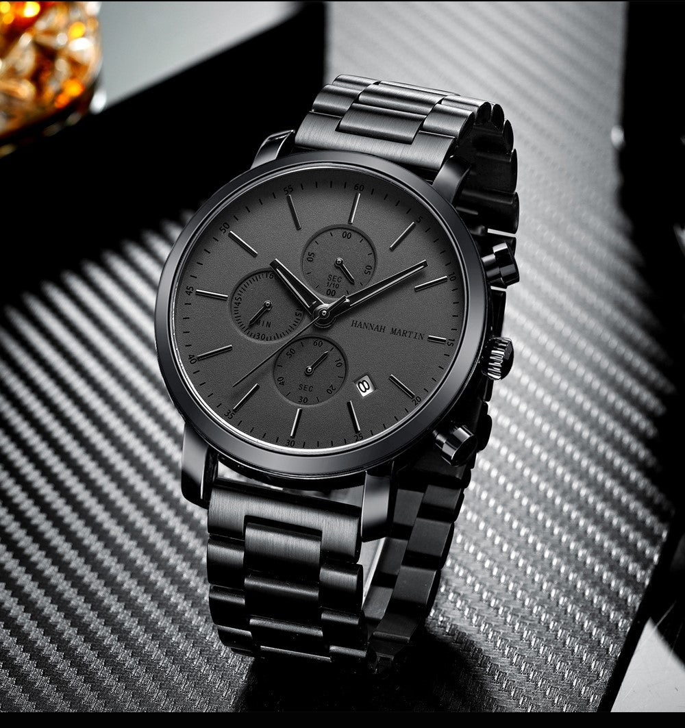 RELOJ HANNAH MARTIN - NEGRO TURQUESA | HAN-7 | HAN-61
