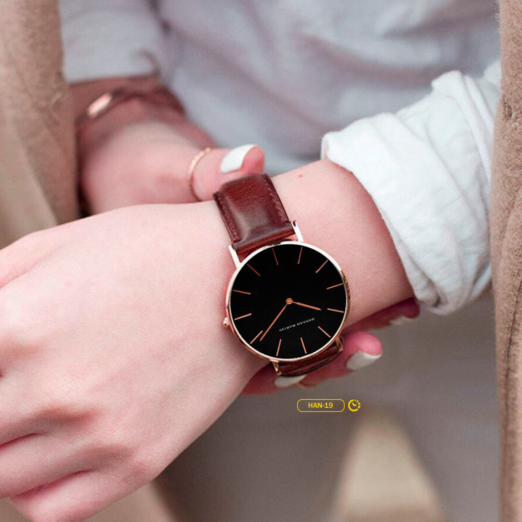 RELOJ HANNAH MARTIN FOCUS BLACK | SKU: HAN-19