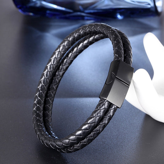 BRAZALETE TRENZADA ONIX | BRA-29