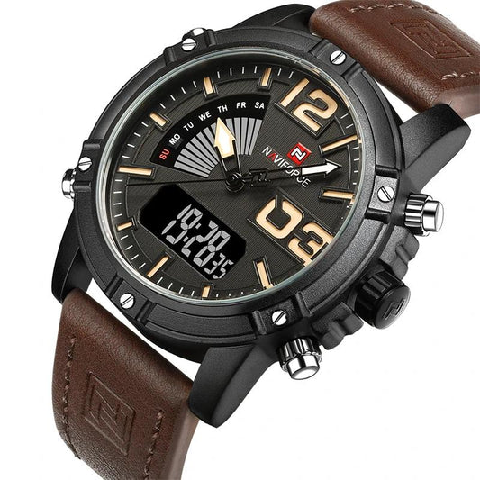 RELOJ NAVIFORCE - MARRÌÒN DE CUERO | SKU: NAV-16 - CLOCK-PERU