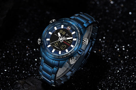 RELOJ NAVIFORCE - AZUL | SKU: NAV-8 - CLOCK-PERU