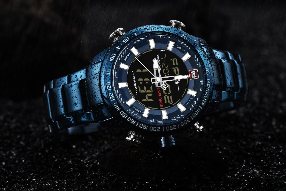 RELOJ NAVIFORCE - AZUL | SKU: NAV-8 - CLOCK-PERU