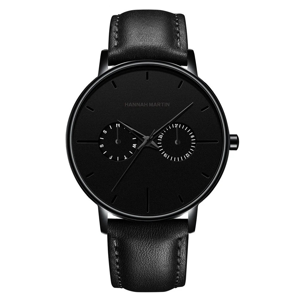 RELOJ ORIGINAL HANNAH MARTIN 150 ELEGANTE Y CASUAL - NEGRO, MARRON Y PLATEADO | HAN-73 | HAN-74 | HAN-75 | HAN-76 | HAN-77 | HAN-78
