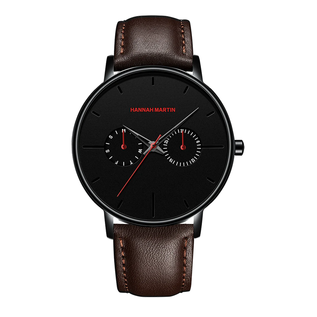 RELOJ ORIGINAL HANNAH MARTIN 150 ELEGANTE Y CASUAL - NEGRO, MARRON Y PLATEADO | HAN-73 | HAN-74 | HAN-75 | HAN-76 | HAN-77 | HAN-78