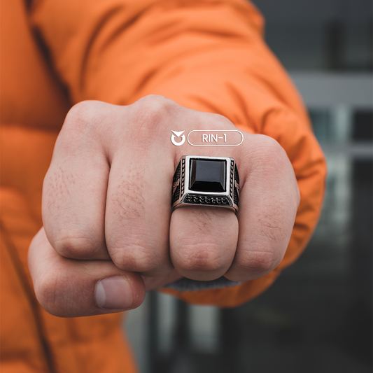 ANILLO RELÁMPAGO PLATEADO | RIN-01