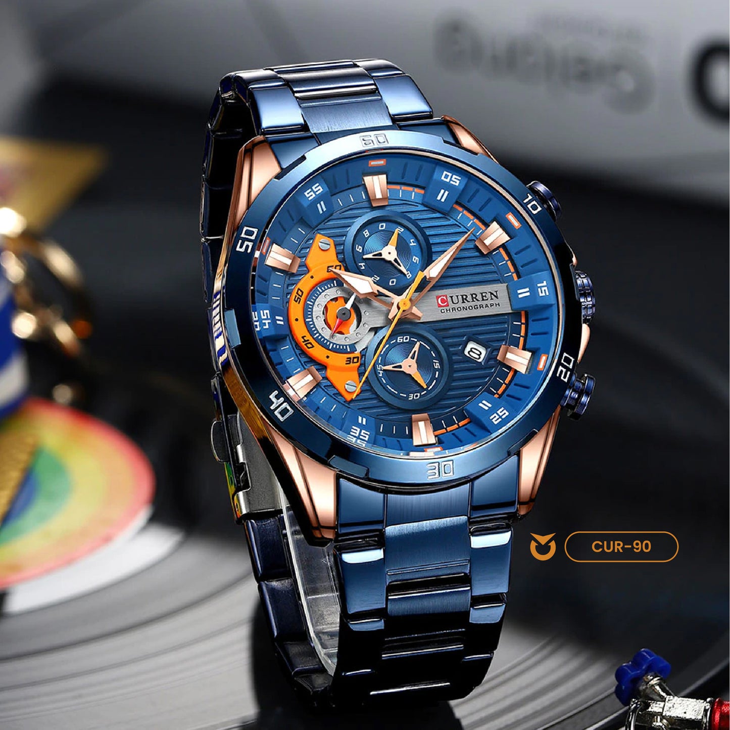 Reloj_Curren-Original-Azul-8402 - Para caballeros - Azul
