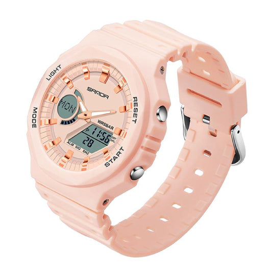 RELOJ DEPORTIVO SANDA MODERN PINK & WHITE | SAN-39