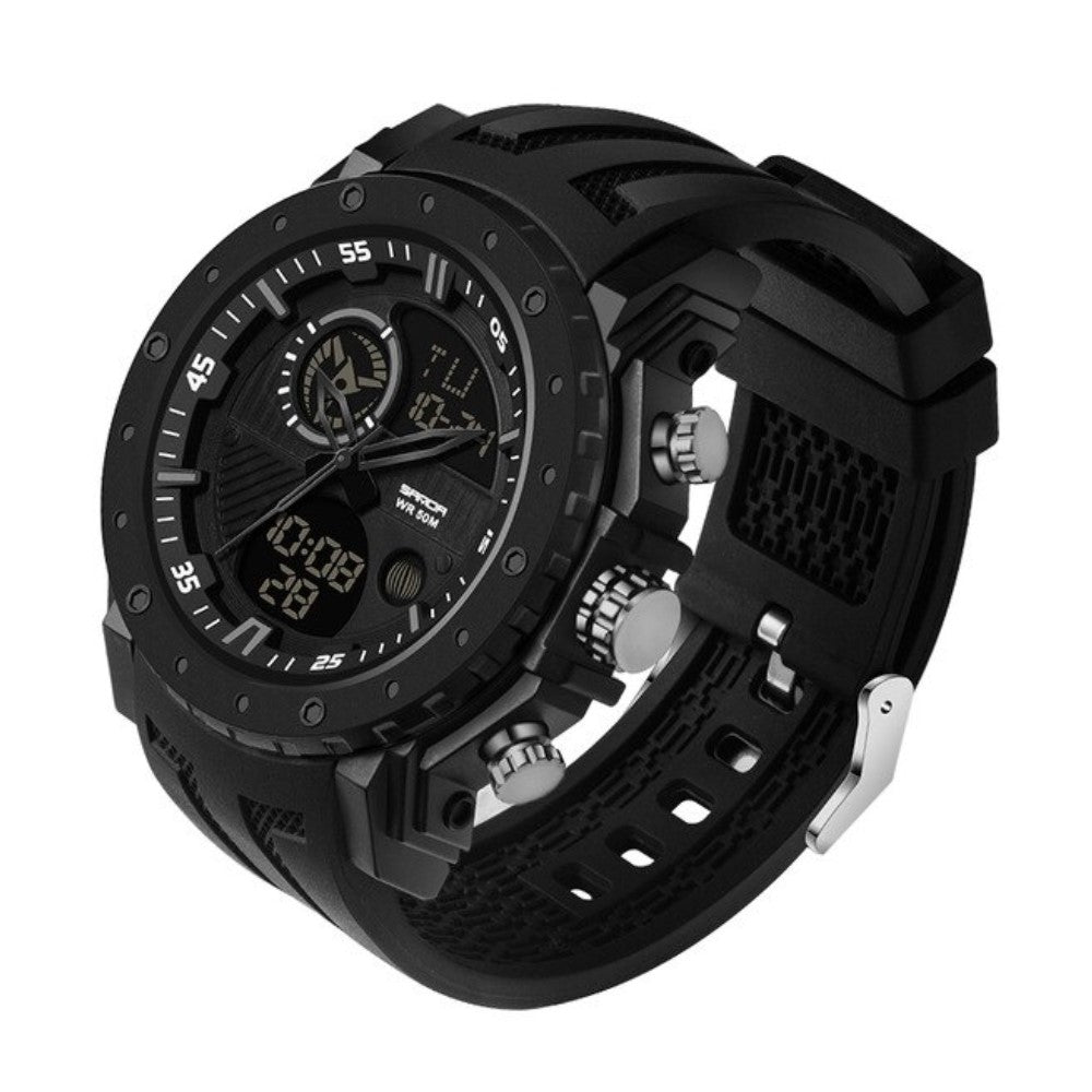 RELOJ SANDA - GUERRILLA NEGRO | SKU: SAN-7