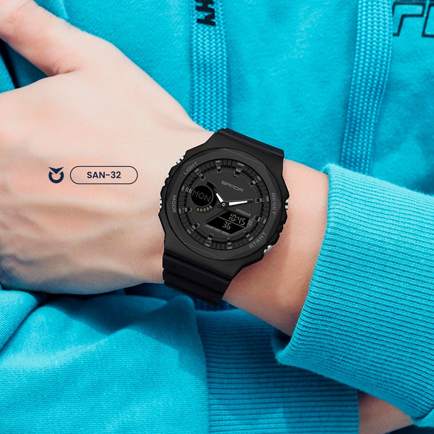 RELOJ SANDA ORIGINAL CARBONO COMPLETO | SAN-32