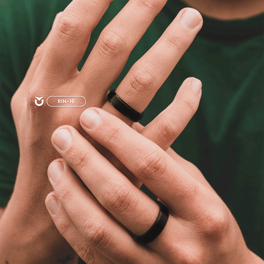 ANILLO RACE NEGRO | RIN-16