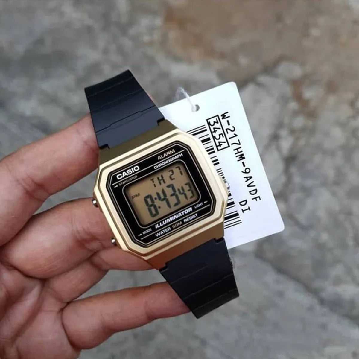 RELOJ CASIO ORIGINAL NEGRO | W-217HM-9AVDF | CAS-287