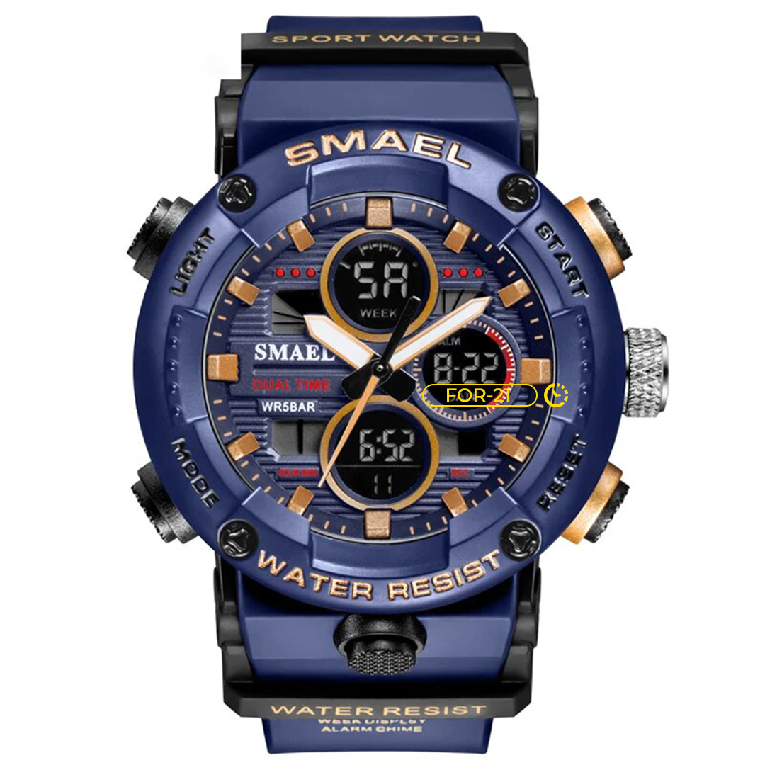 RELOJ SMAEL - AZUL MILITAR | SKU: SMA-13