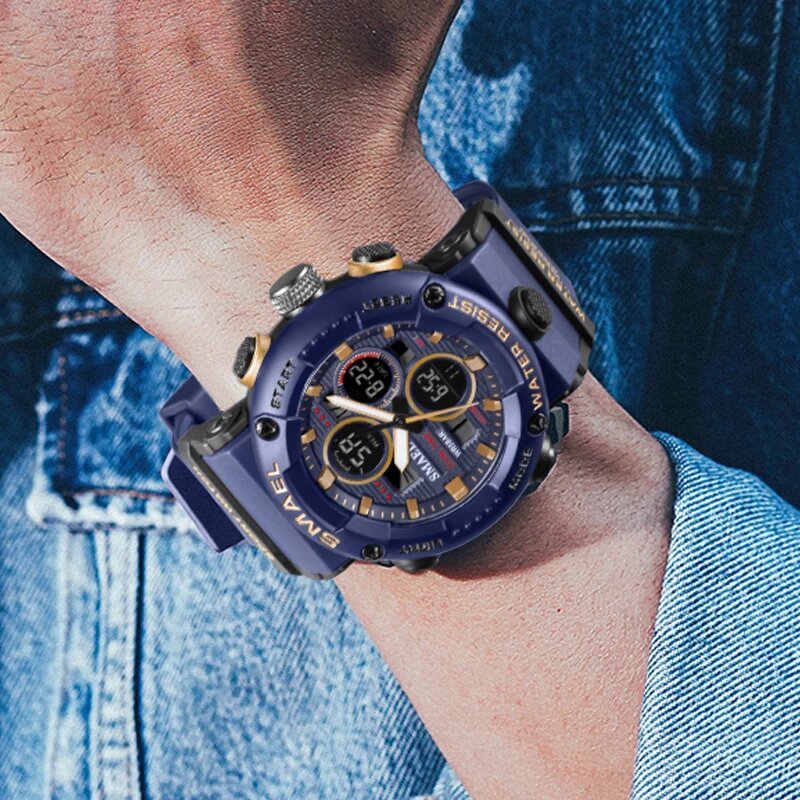 RELOJ SMAEL - AZUL MILITAR | SKU: SMA-13
