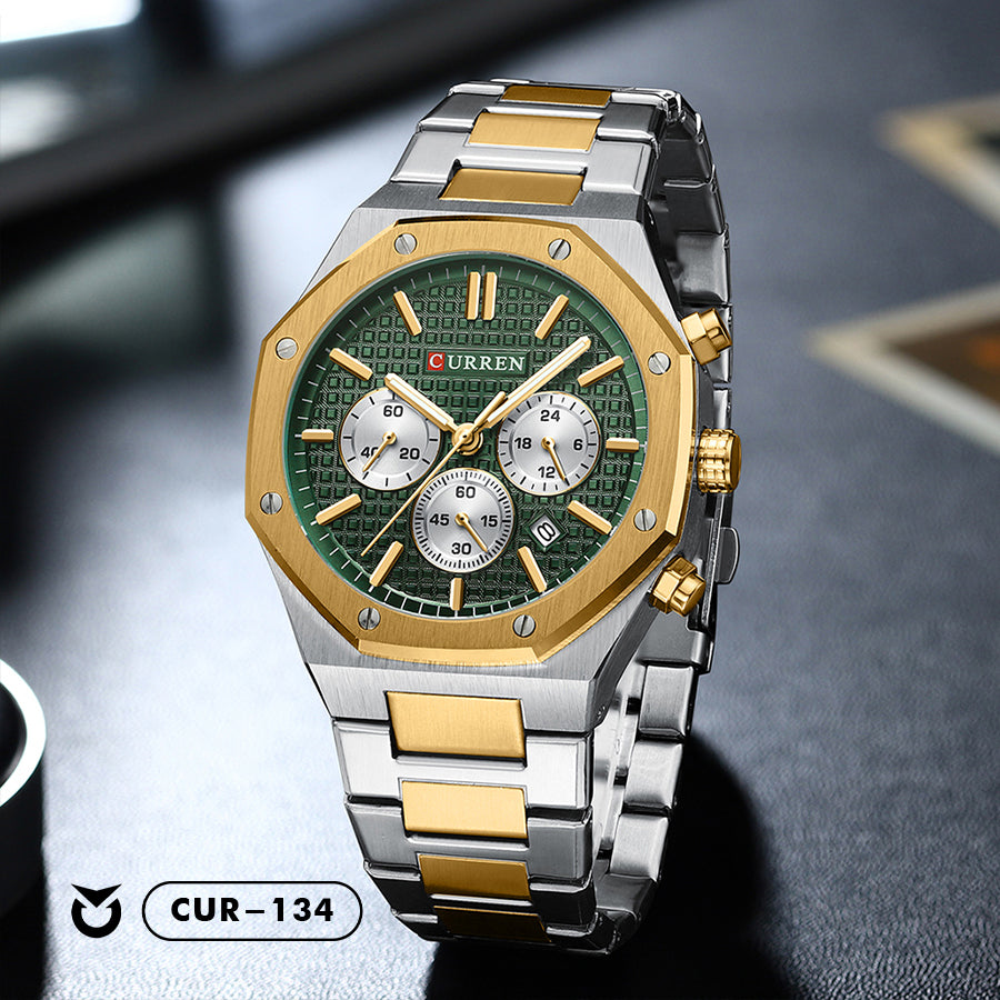 RELOJ CURREN ORIGINAL DE LUJO DORADO SERIE 8440 | SKU: CUR-134