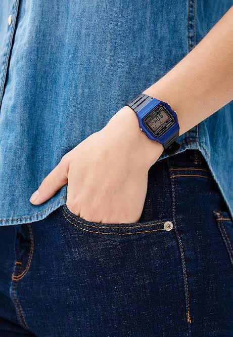 F-91WM-2A | RELOJ CASIO AZUL ORIGINAL