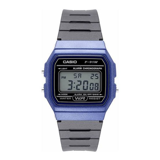 F-91WM-2A | RELOJ CASIO AZUL ORIGINAL