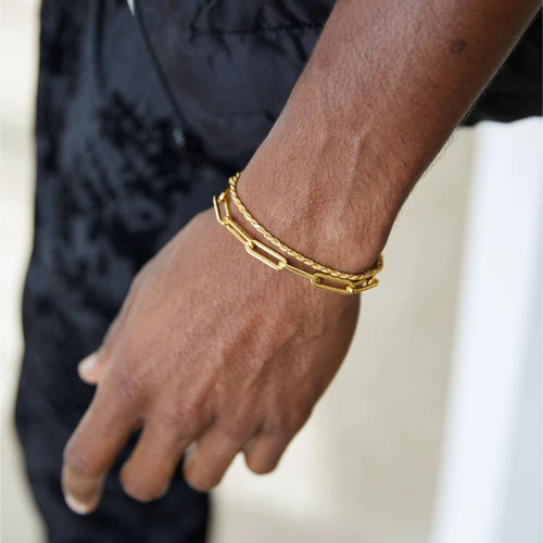 BRAZALETE CADENA DORADA | BRA-35