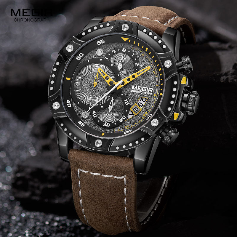 RELOJ MEGIR - FASHION MARRÌÒN | SKU: MEG-14 - CLOCK-PERU