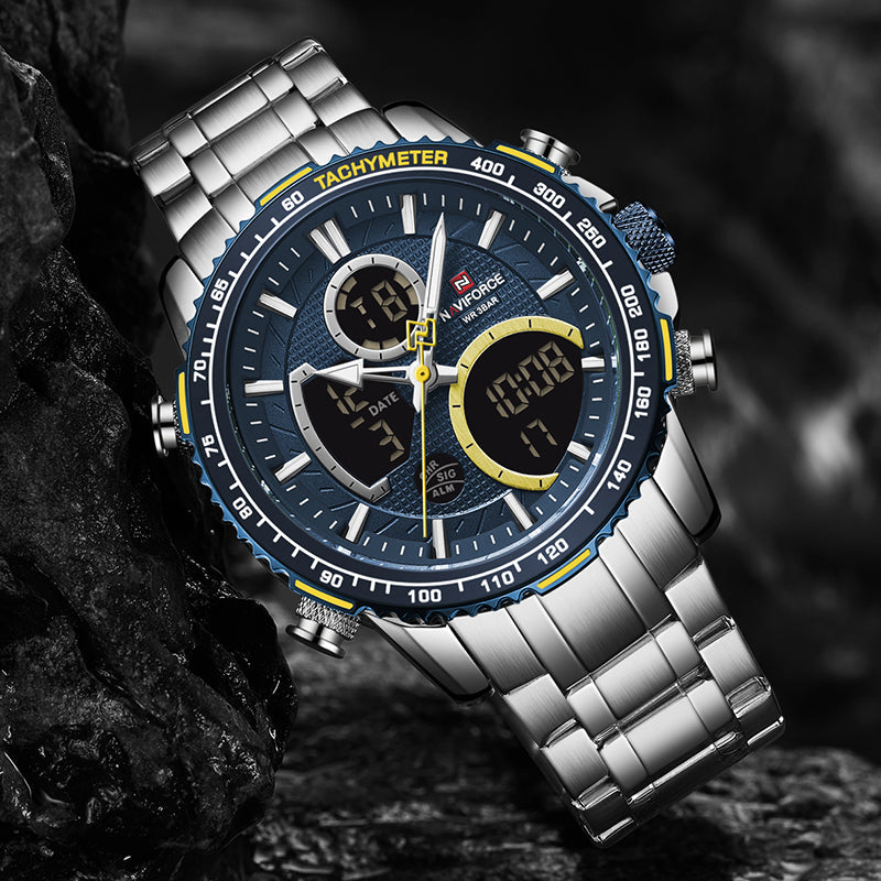 RELOJ NAVIFORCE - SILVER | SKU: NAV-20 - CLOCK-PERU