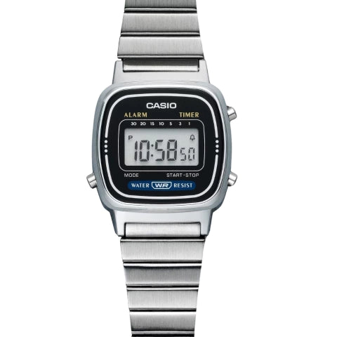 RELOJ CASIO ORIGINAL DE ACERO DORADO LA-670WA-1 | CAS-41