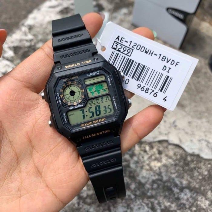 RELOJ CASIO DIGITAL ORIGINAL | AE-1200WH-1BV | CAS-27