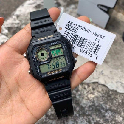 RELOJ CASIO DIGITAL ORIGINAL | AE-1200WH-1BV | CAS-27
