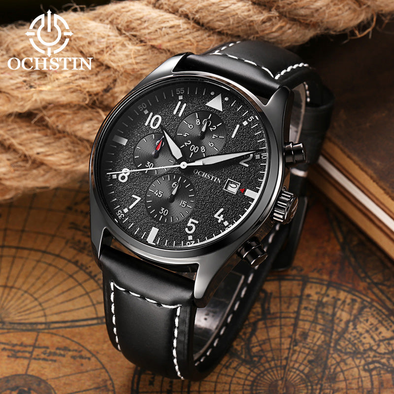 RELOJ OCHSTIN ELEGANTE NEGRO | SKU: OCH-2 - CLOCK-PERU