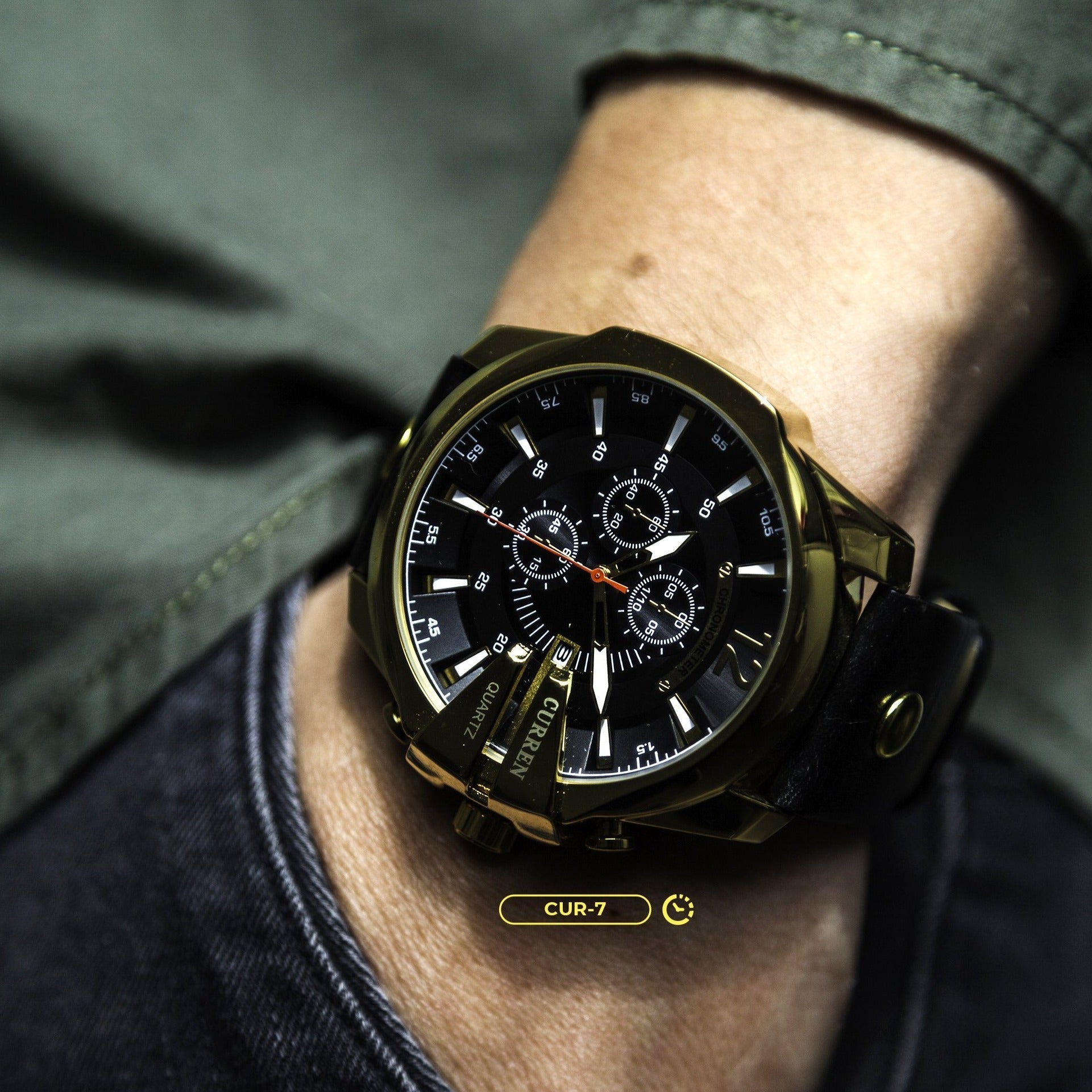 RELOJ CURREN - QUARTZ | SKU: CUR-7 - CLOCK-PERU