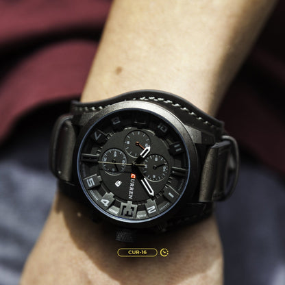 RELOJ CURREN - ELEGANTE PLOMO OSCURO | SKU: CUR-16 - CLOCK-PERU