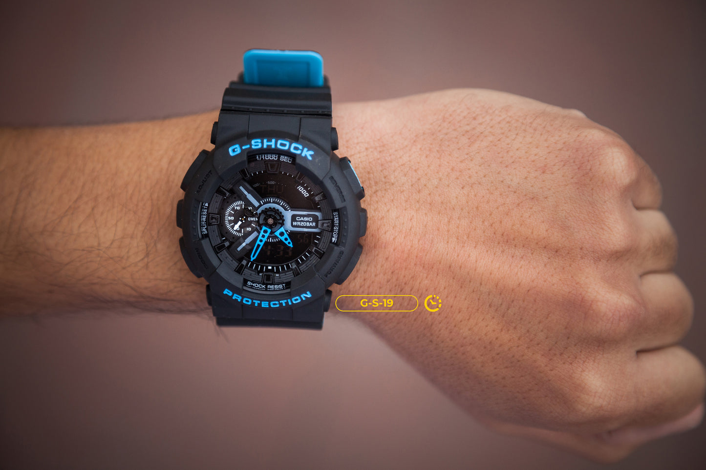 RELOJ G-SHOCK - DEPORTIVO NEGRO GA-110 | G-S-19