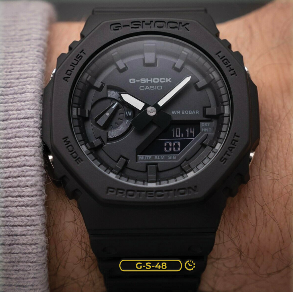 RELOJ G-SHOCK DEPORTIVO NEGRO GA-2100 - OAK | G-S-48