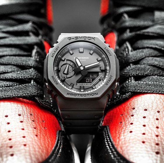 RELOJ G-SHOCK DEPORTIVO NEGRO GA-2100 - OAK | G-S-48
