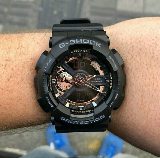RELOJ G-SHOCK - DEPORTIVO NEGRO GA-110 | G-S-8