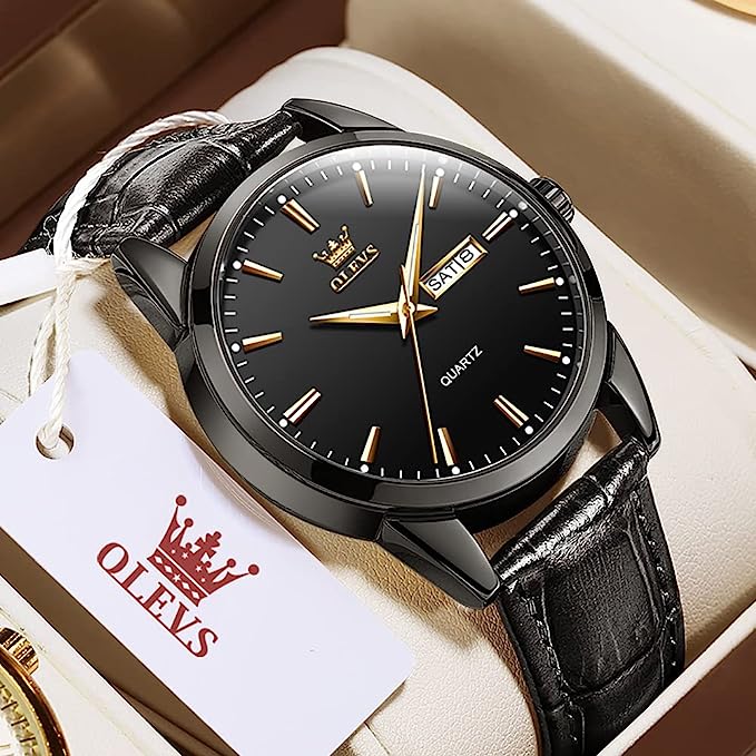 RELOJ OLEVS NEGRO | SKU: OLE-8