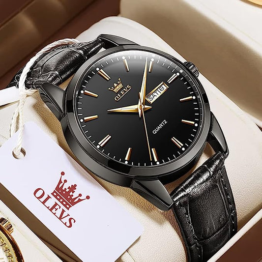 RELOJ OLEVS NEGRO | SKU: OLE-8