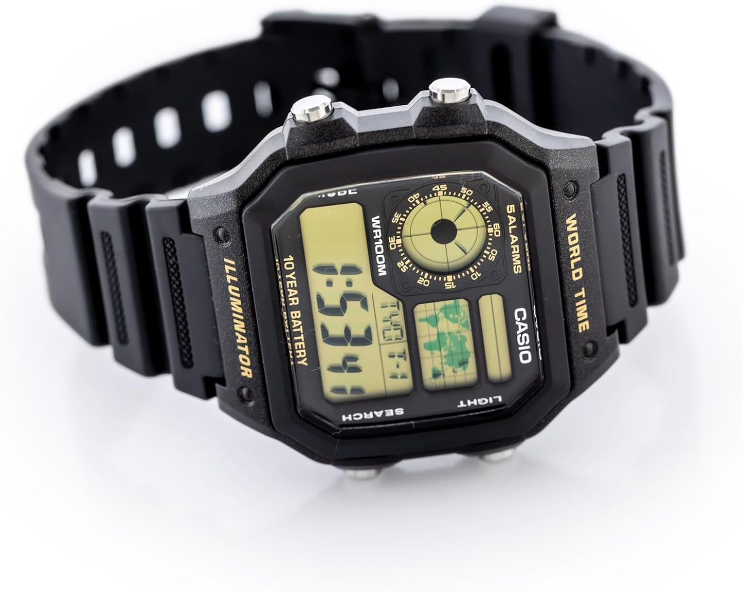 RELOJ CASIO DIGITAL ORIGINAL | AE-1200WH-1BV | CAS-27