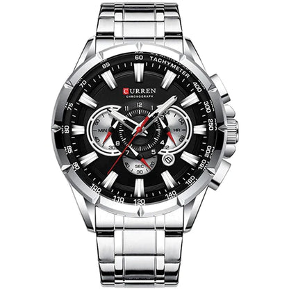 RELOJ CURREN ORIGINAL - ELEGANTE - NEGRO - PLATEADO - AZUL 8363 | CUR-31 I CUR-32 I CUR-33 I CUR-75
